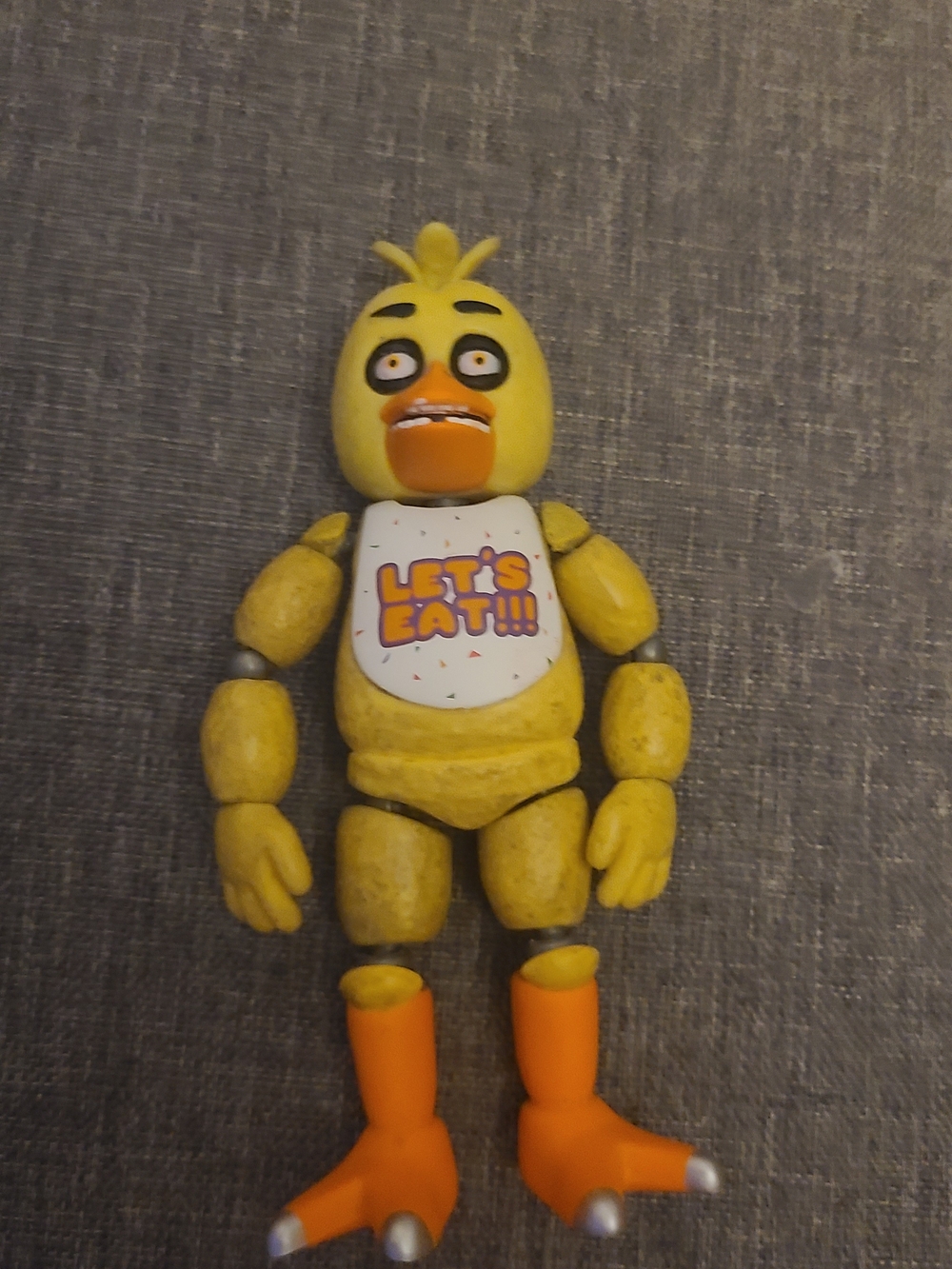 Chica FNAF Funko Figure - Plush-Style Bird Action Figure with 'Let’s Eat' Bib